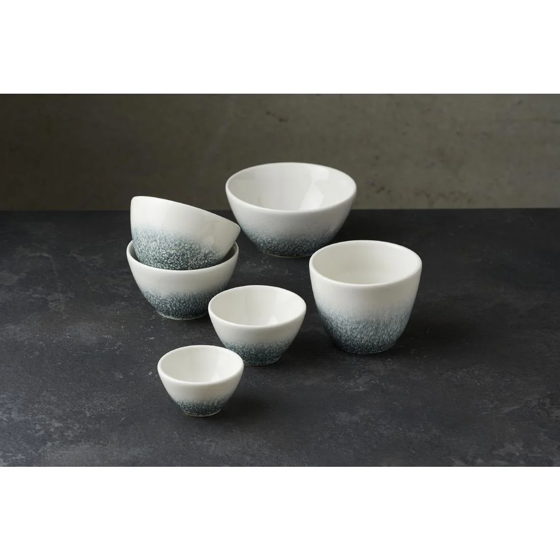 Churchill Studio Prints Raku Topaz Blue Snack Bowls 400ml (12 Pack) - Image 2