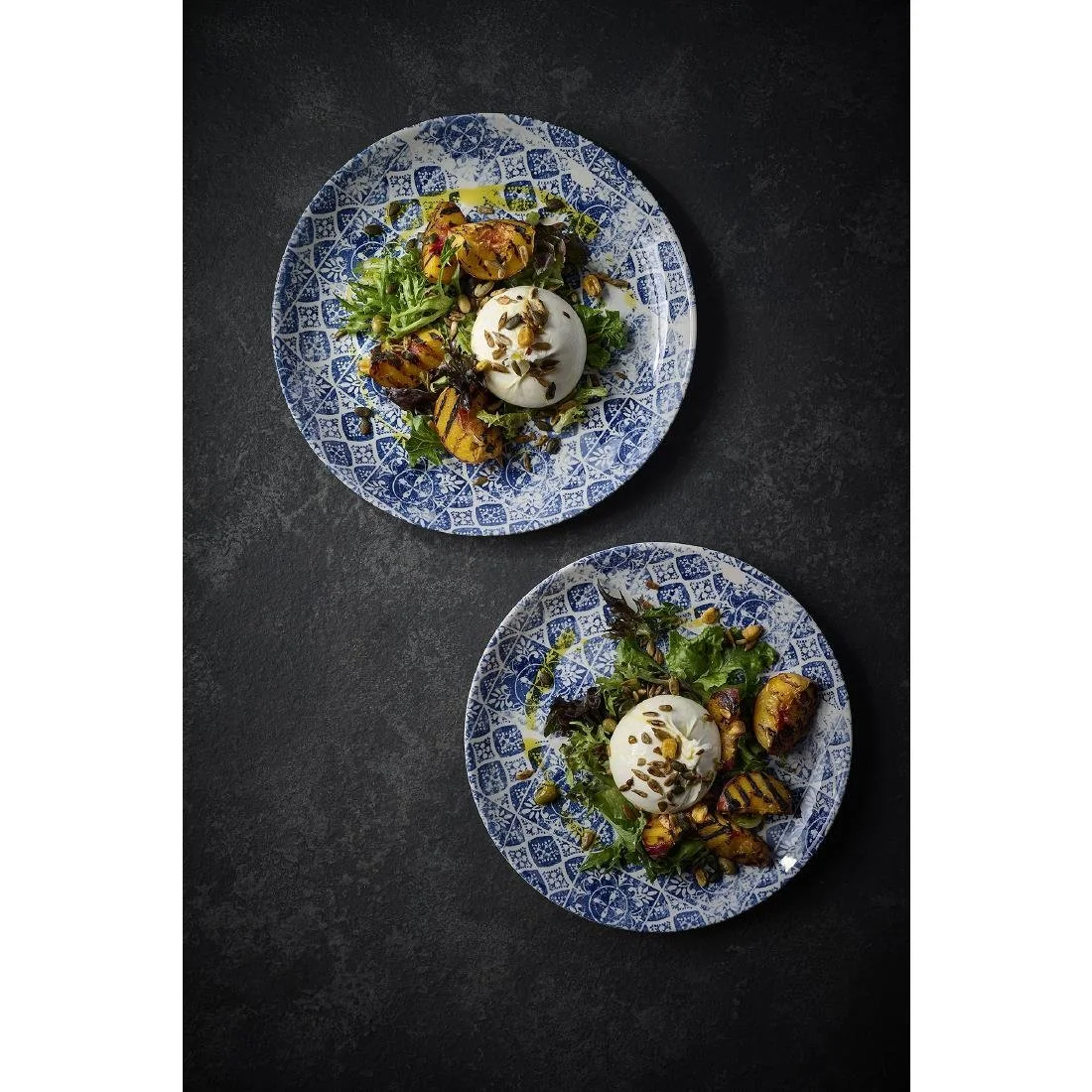 Dudson Makers Collection Porto Blue Coupe Plates 270mm (12 Pack) - Image 2
