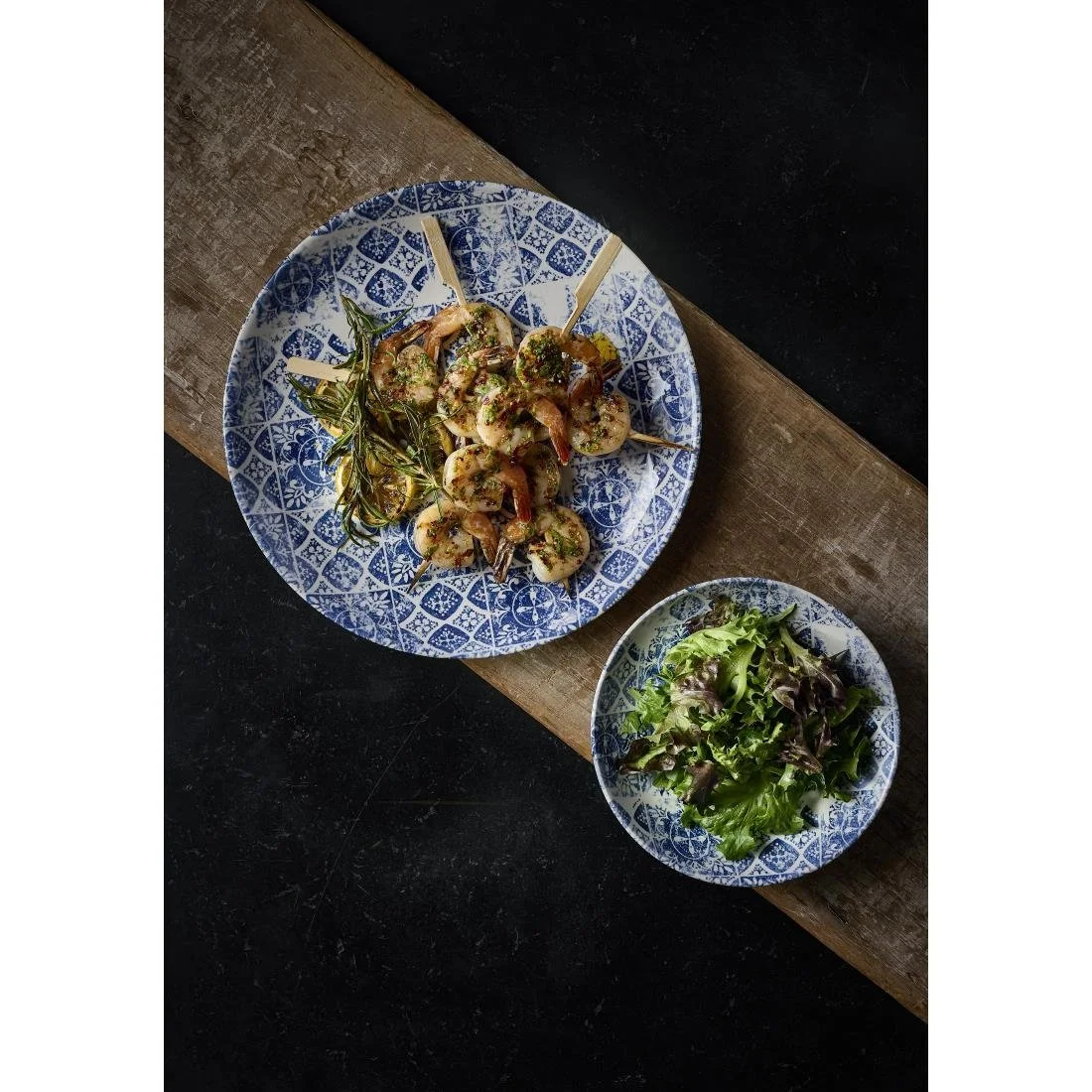 Dudson Makers Collection Porto Blue Coupe Plates 270mm (12 Pack) - Image 3
