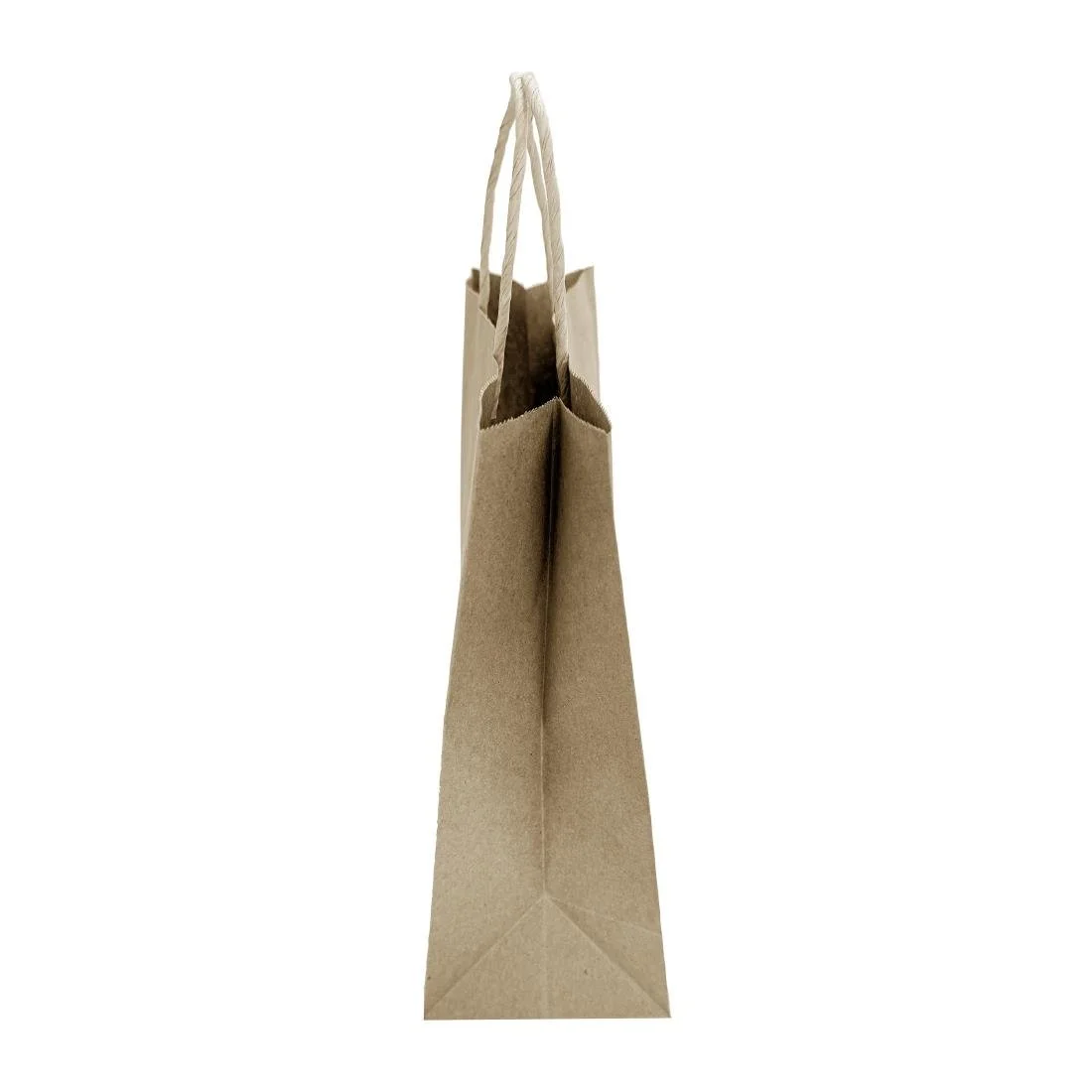 Fiesta Recyclable Twist Handle Brown Paper Bags Small (250 Pack) - Image 3
