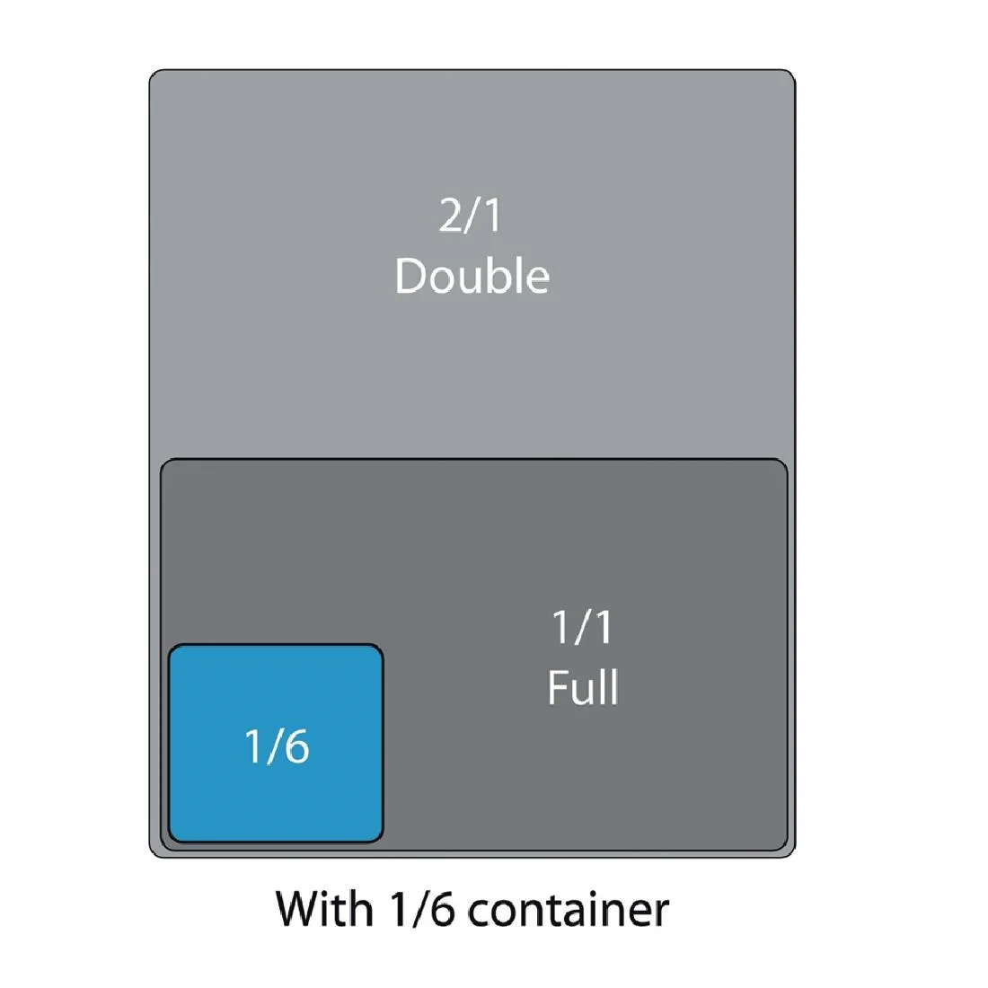 Cambro Polycarbonate 1/6 Gastronorm Pan Drain Shelf