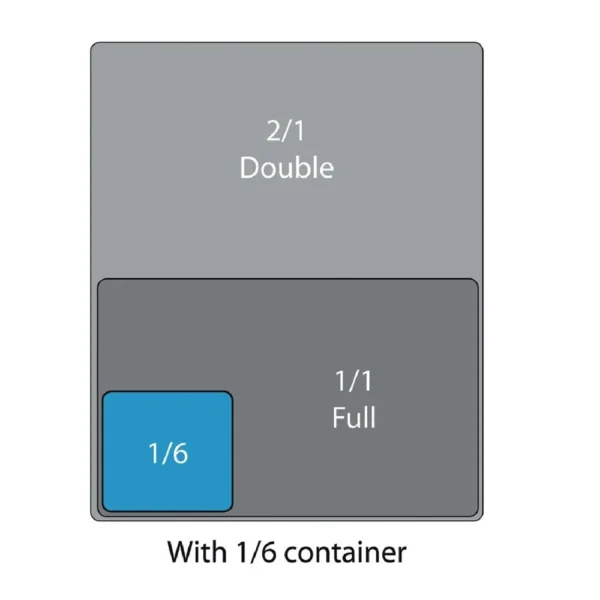 Cambro Polycarbonate 1/6 Gastronorm Pan Lid