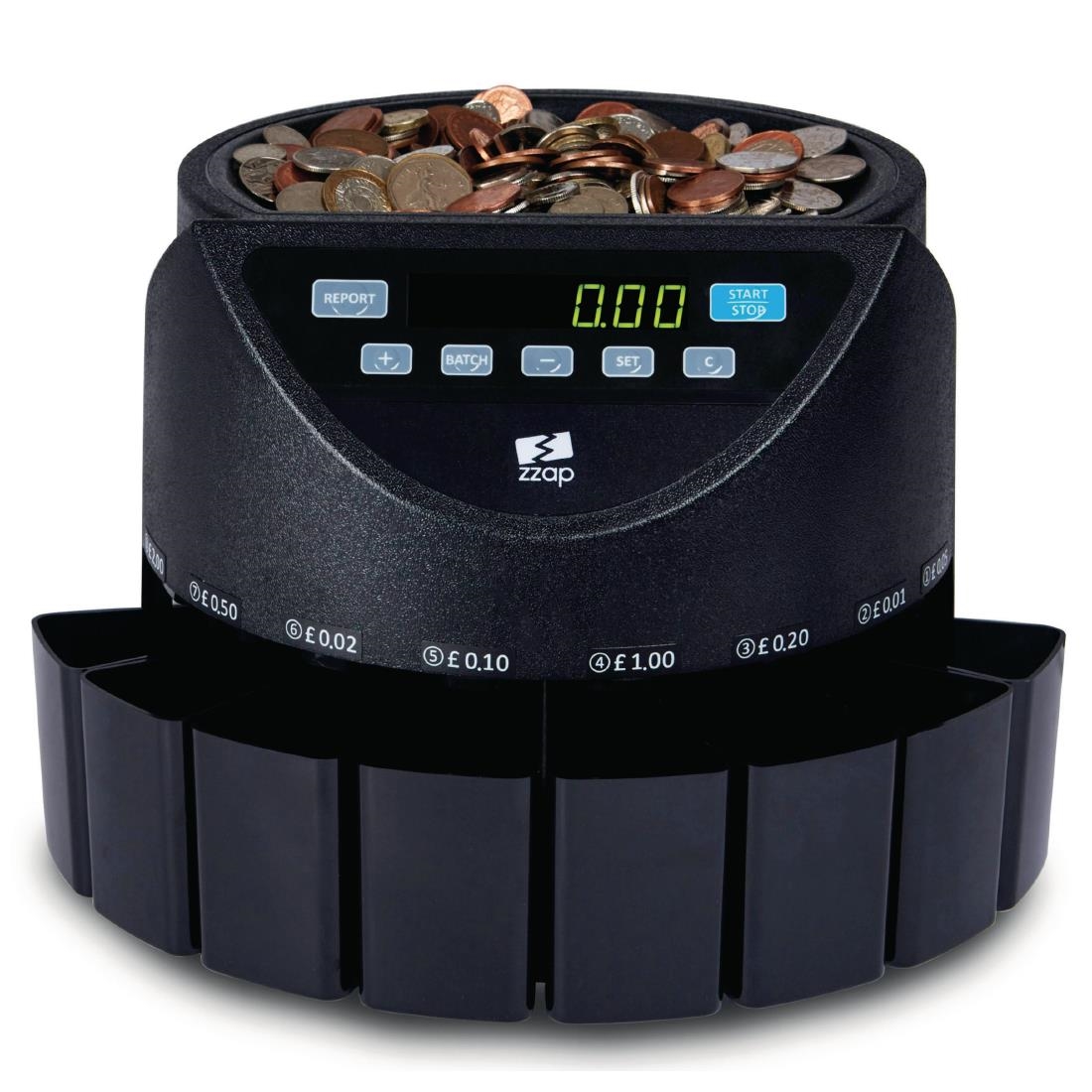 ZZap CS20 GBP Coin Counter & Sorter 220 coins/min GBP