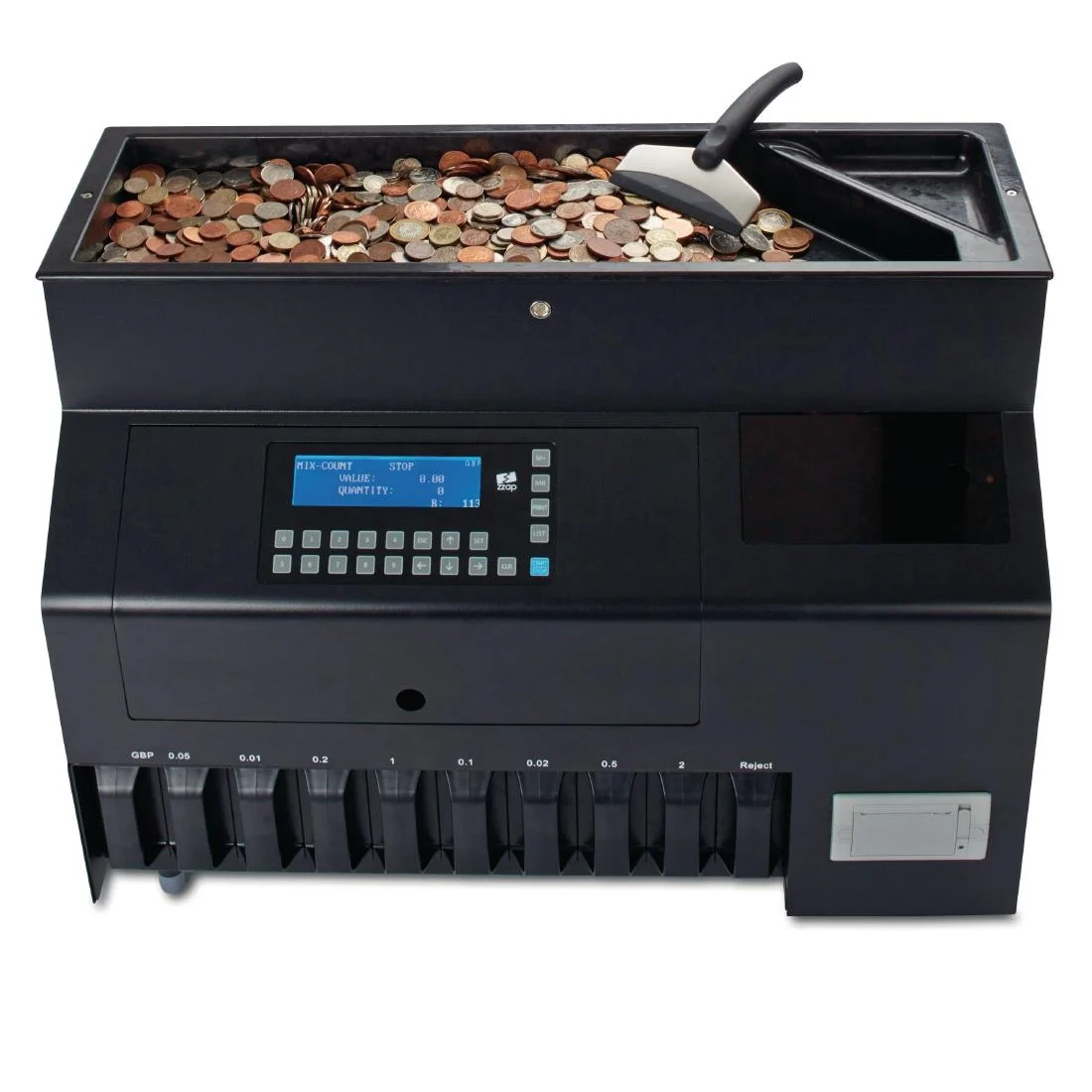 ZZap CS80 GBP Coin Counter & Sorter 600 coins/min GBP - Image 3
