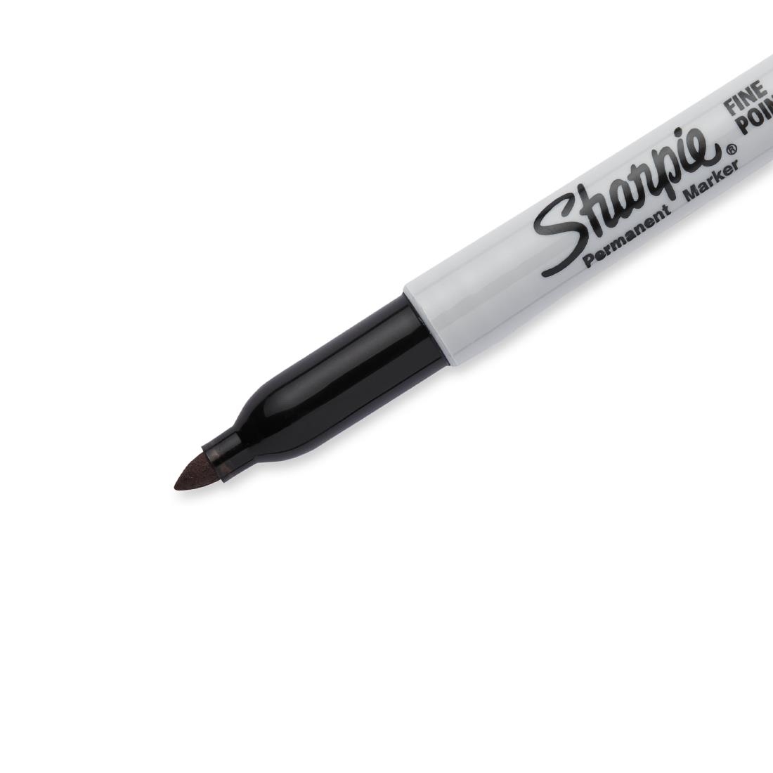 Sharpie Fine Permanent Marker Black 12 Pack