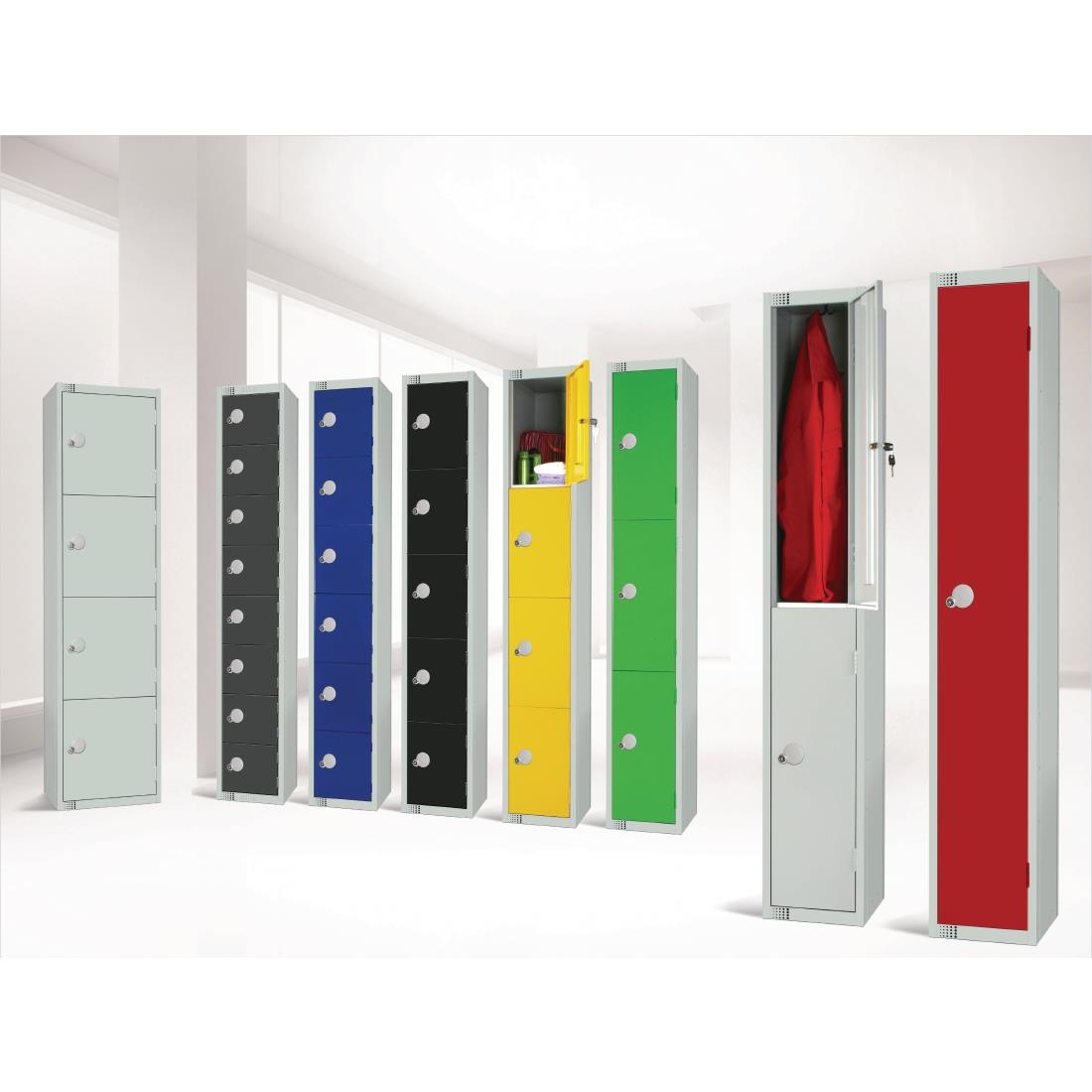 Elite Double Door Manual Combination Locker Locker Grey