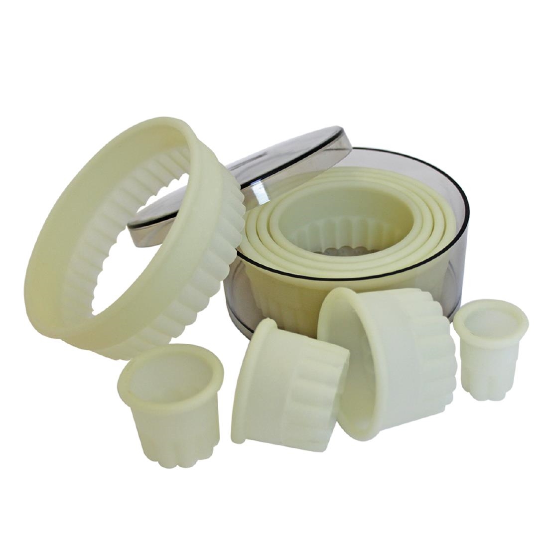 Schneider Serrated Round Pastry Cutters Set of 9