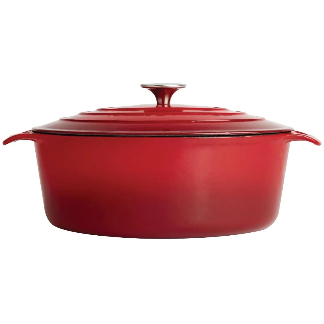 Vogue Red Oval Casserole Dish 5Ltr - Image 3