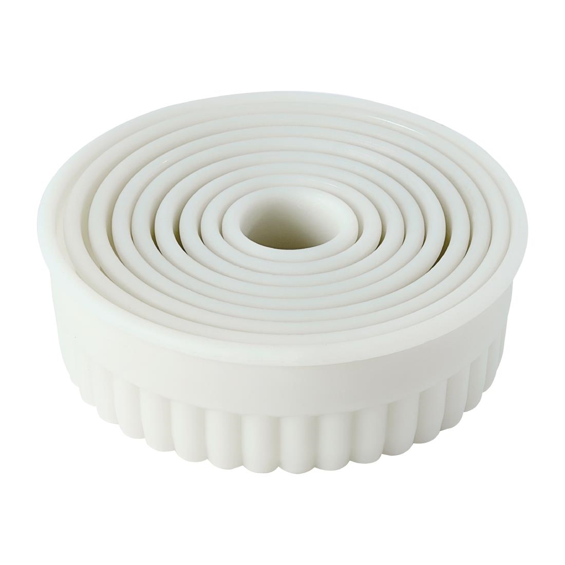 Schneider Serrated Round Pastry Cutters Set of 9