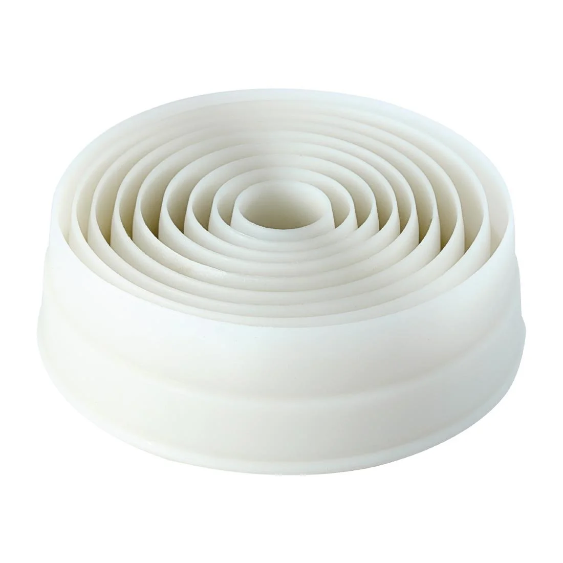 Schneider Plain Round Pastry Cutters Set of 9 - Image 3