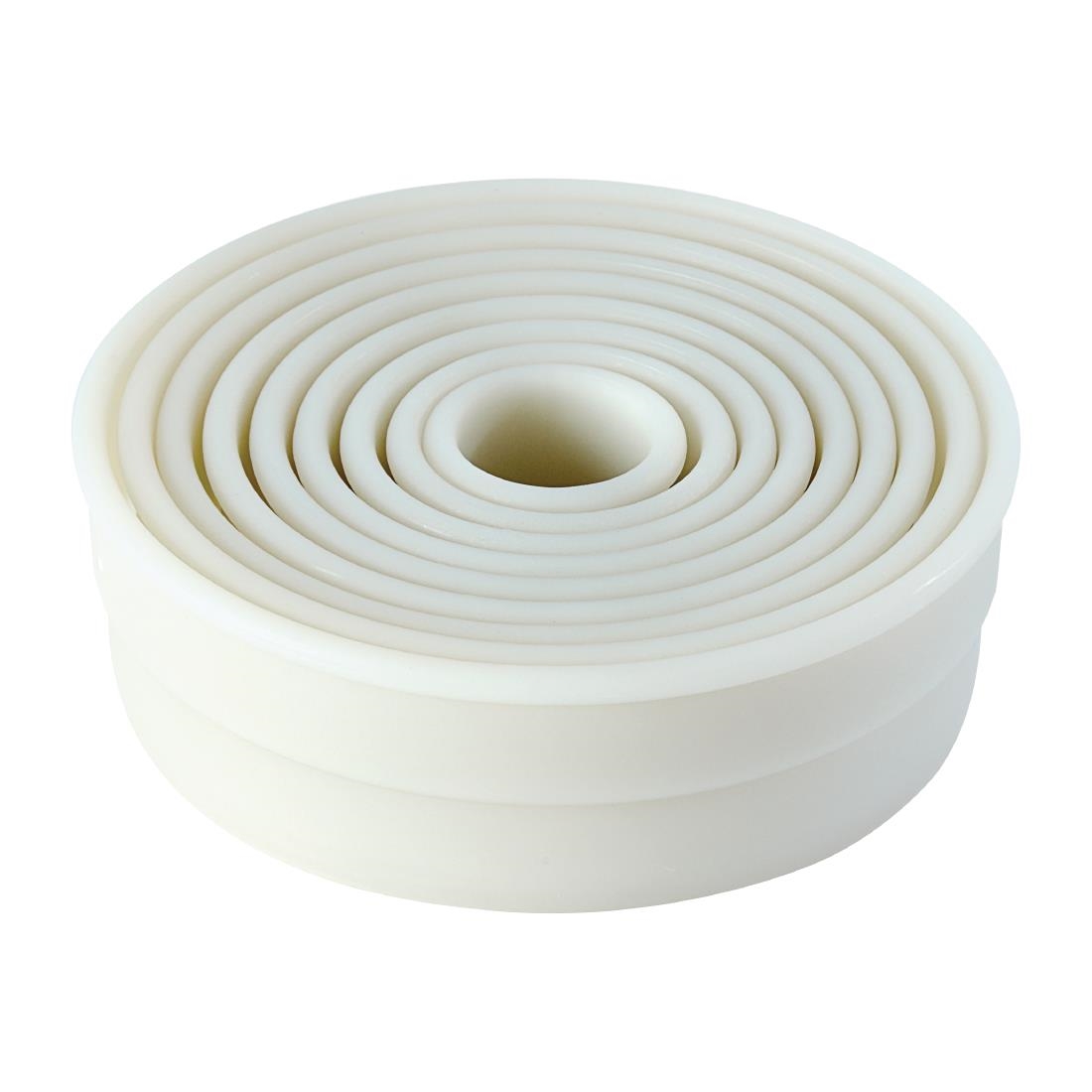 Schneider Plain Round Pastry Cutters Set of 9