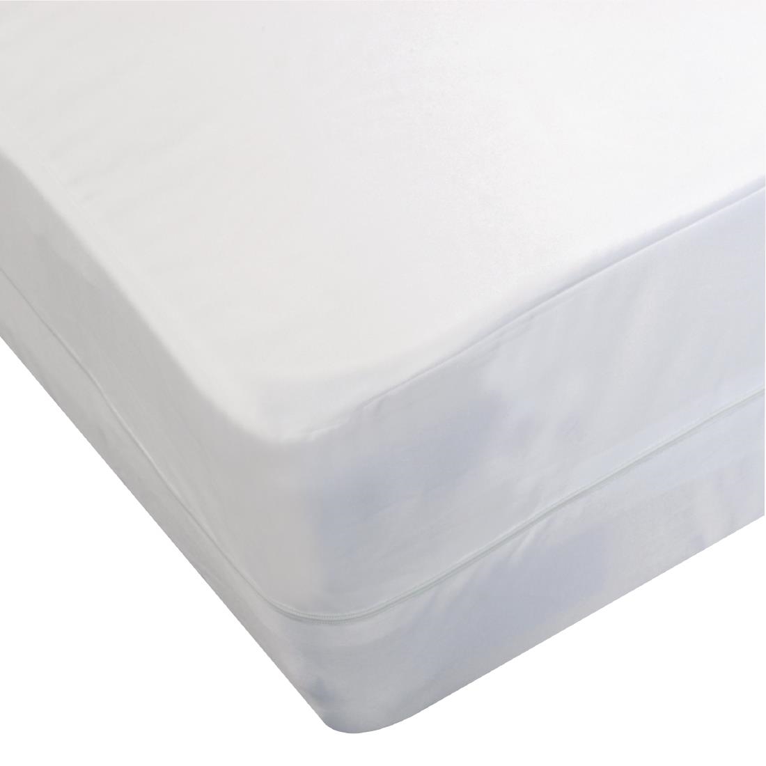 Mitre Comfort Allerzip Smooth Mattress Protector Double