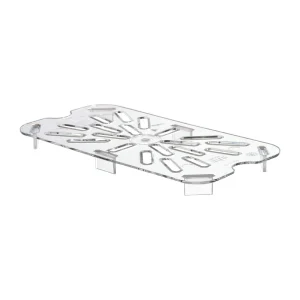 Cambro Polycarbonate 1/4 Gastronorm Pan Drain Shelf