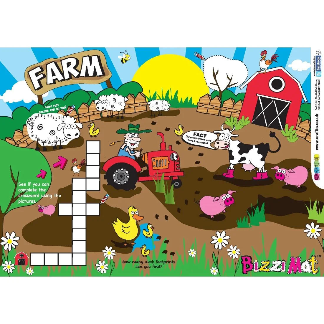 Crafti's Kids Activity Sheet Assorted Designs Pack of 500 - Image 3
