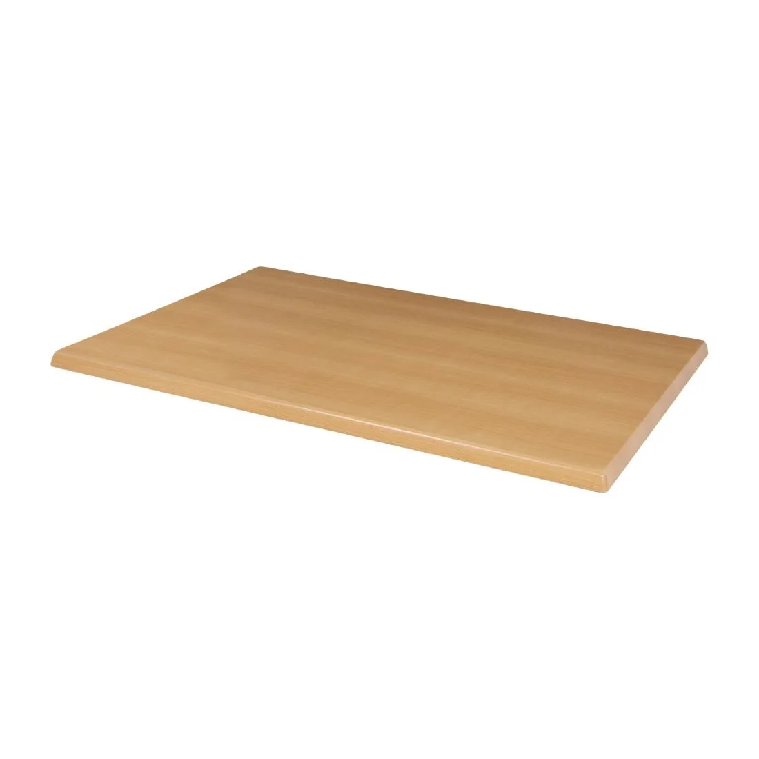 Bolero Pre-drilled Rectangular Tabletop Beech Effect - Image 2