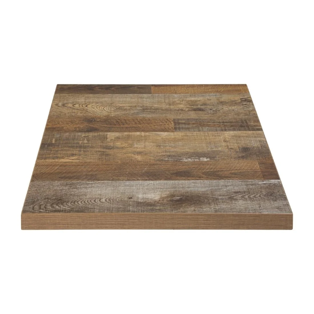 Bolero Pre-Drilled Square Table Top Urban Dark 700mm - Image 2