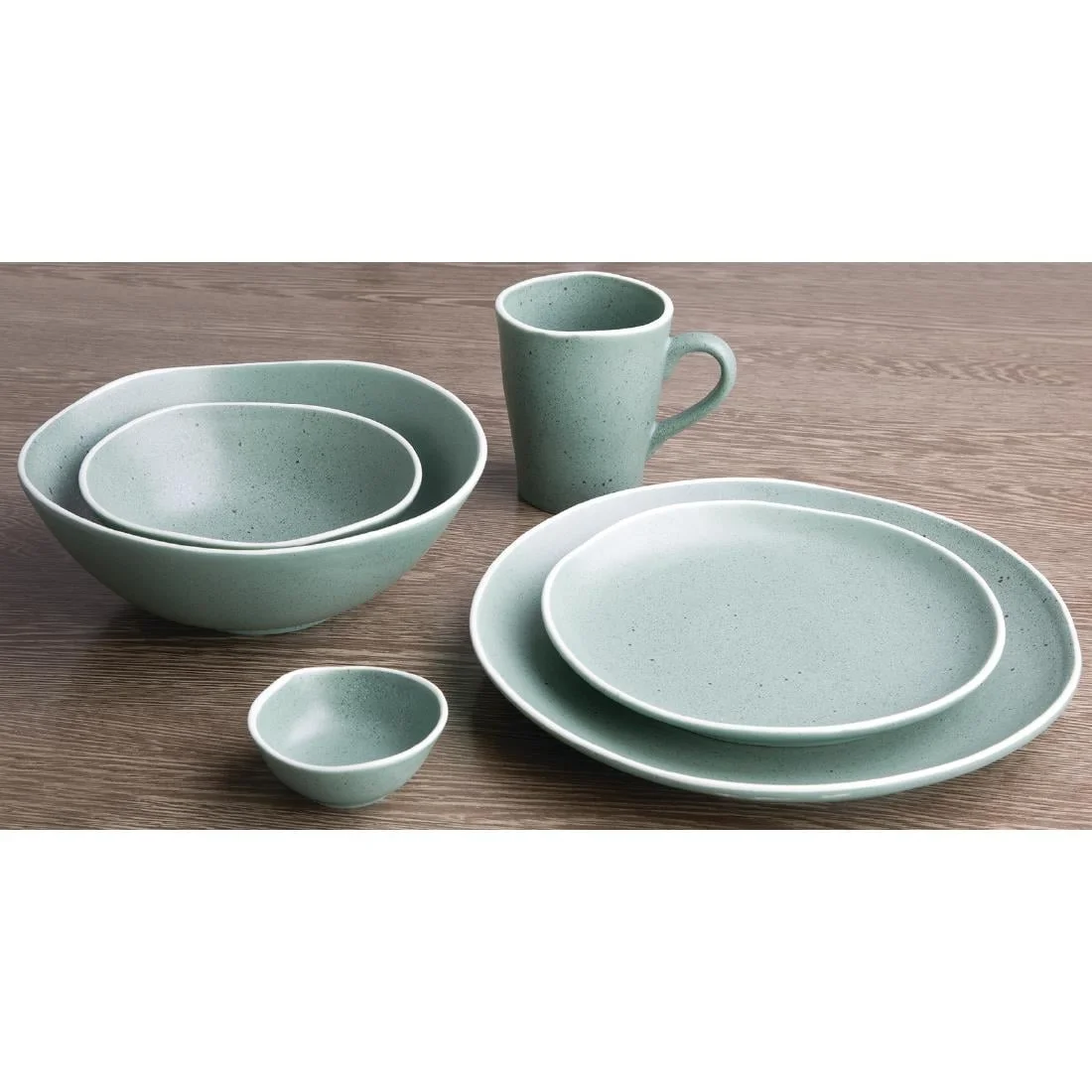 Olympia Chia Mugs Green 340ml (6 Pack) - Image 2