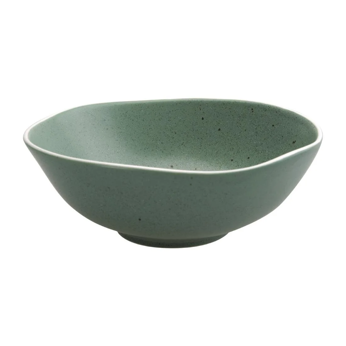 Olympia Chia Deep Bowls Green 210mm (6 Pack) - Image 1