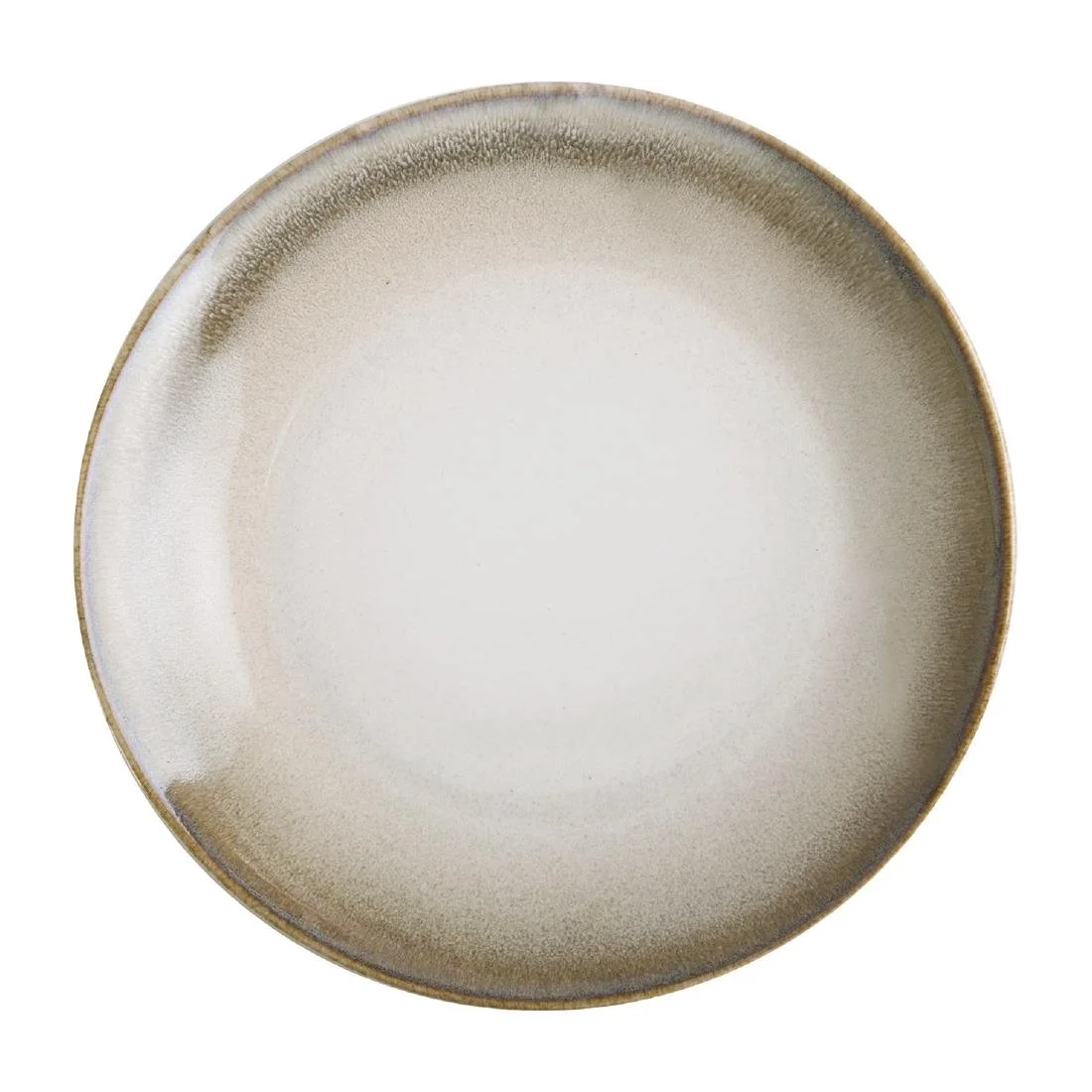 Olympia Birch Coupe Plates Taupe 205mm (6 Pack) - Image 1