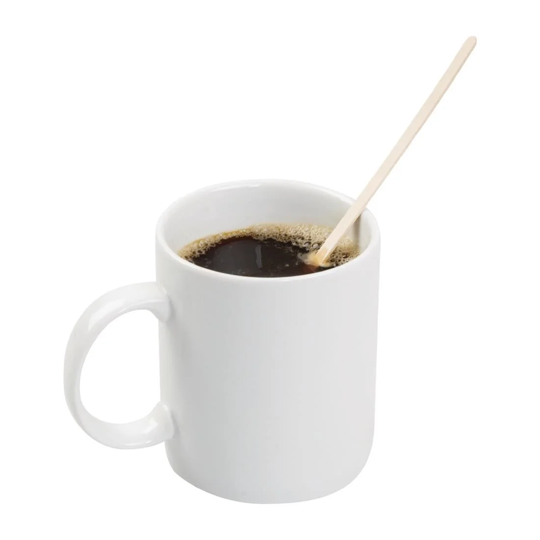 Fiesta Green Biodegradable Wooden Coffee Stirrers 190mm (Pack of 1000) - Image 2