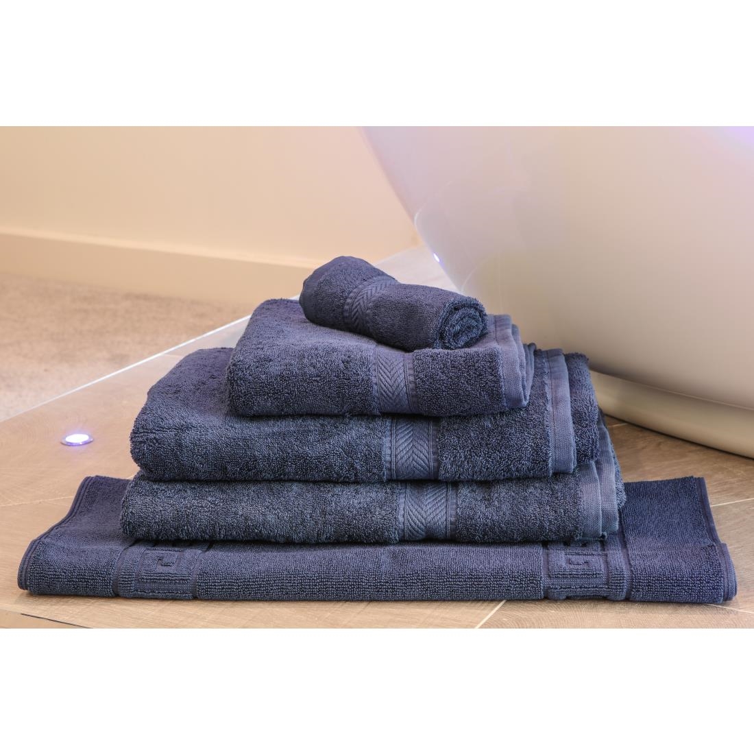 Mitre Essentials Nova Bath Sheet Navy