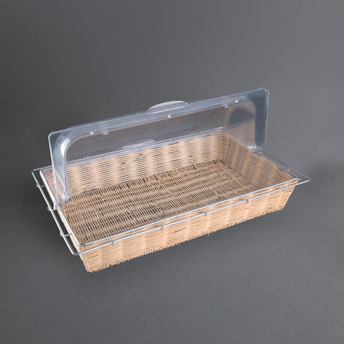 Olympia Polycarbonate Rolltop Cover GN 1/1