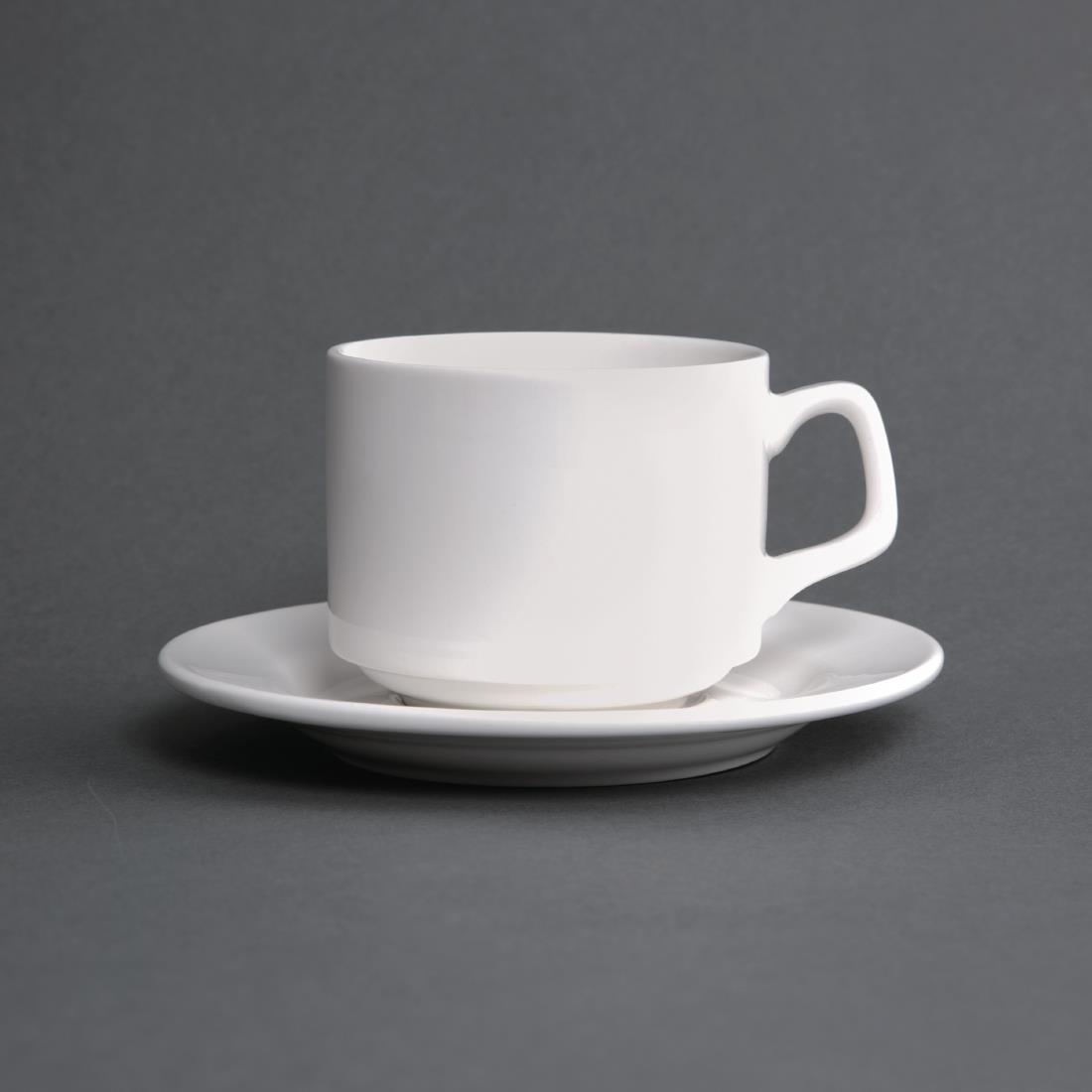 Lumina Fine China Stacking Cup 200ml