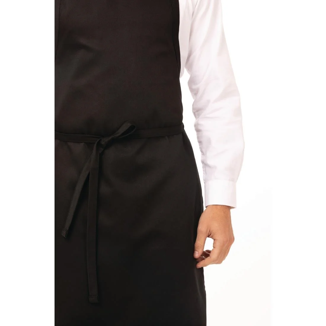 Chef Works Bib Apron Black - Image 2