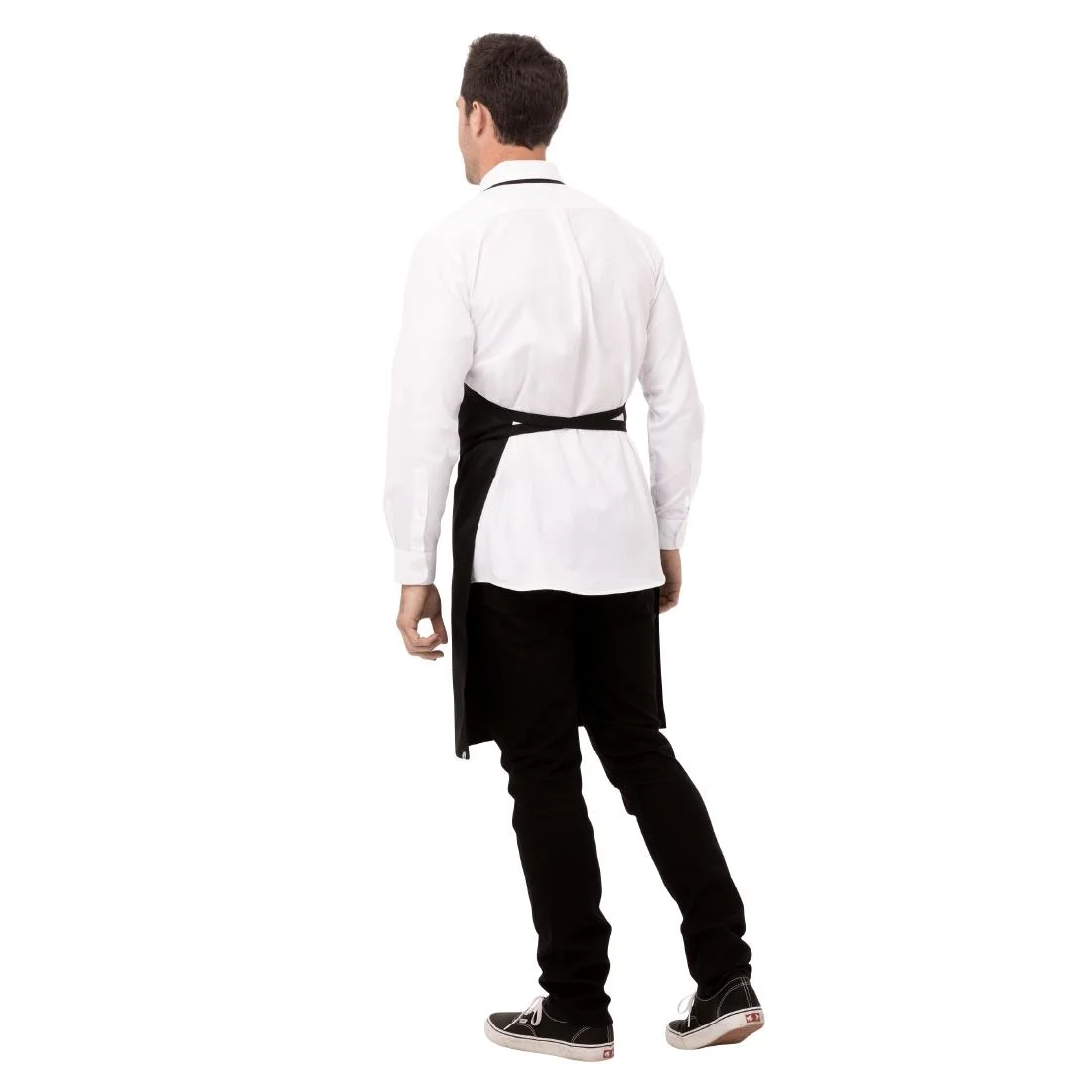 Chef Works Bib Apron Black - Image 3