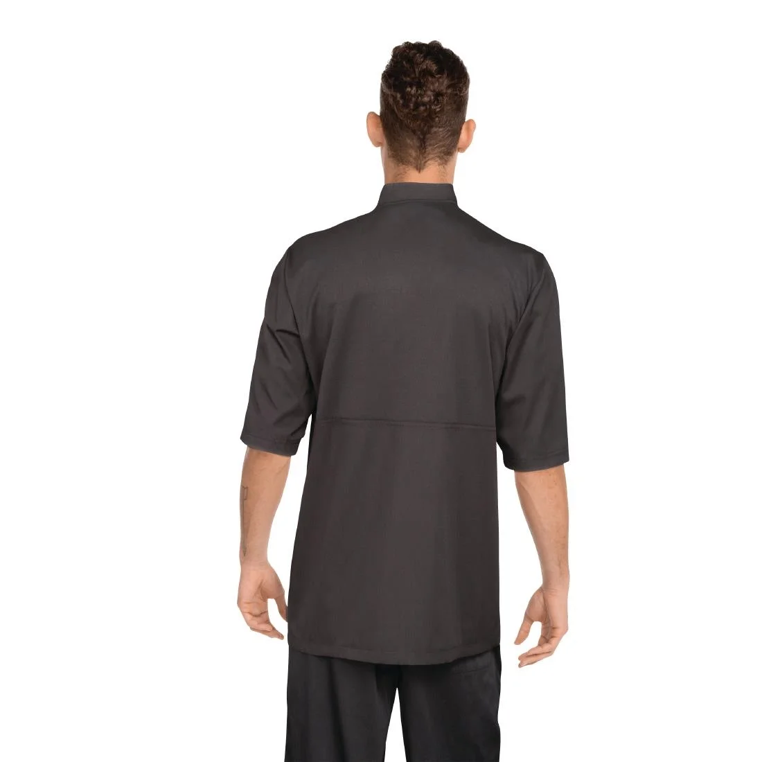 Chef Works Montreal Cool Vent Black Unisex Chefs Jacket - Image 5