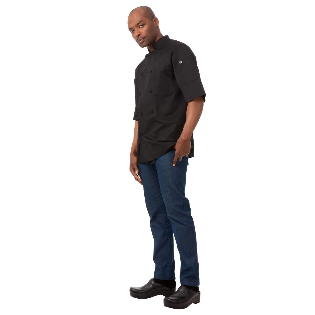 Chef Works Montreal Cool Vent Black Unisex Chefs Jacket - Image 6