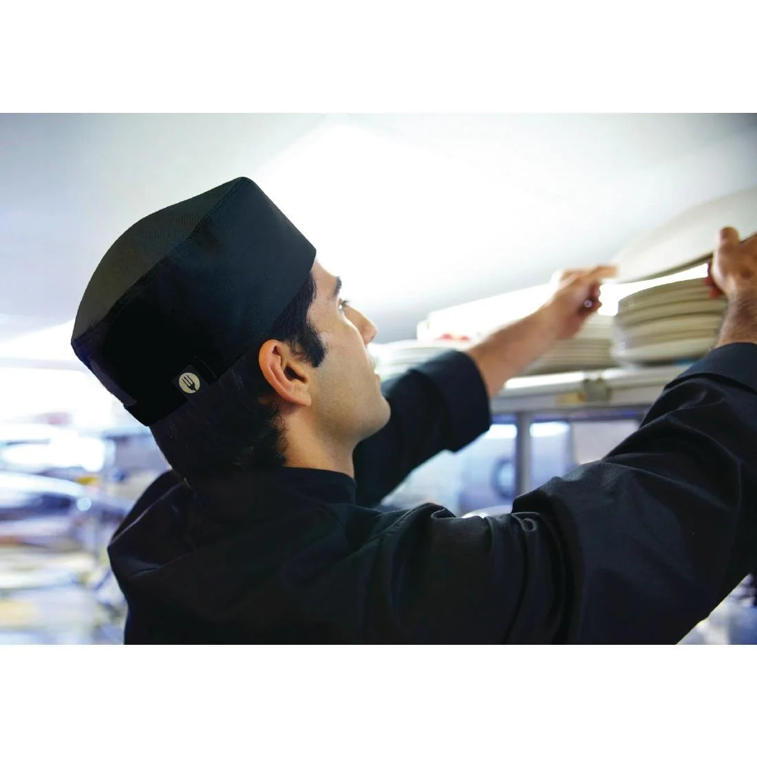 Chef Works Cool Vent Beanie Black - Image 2