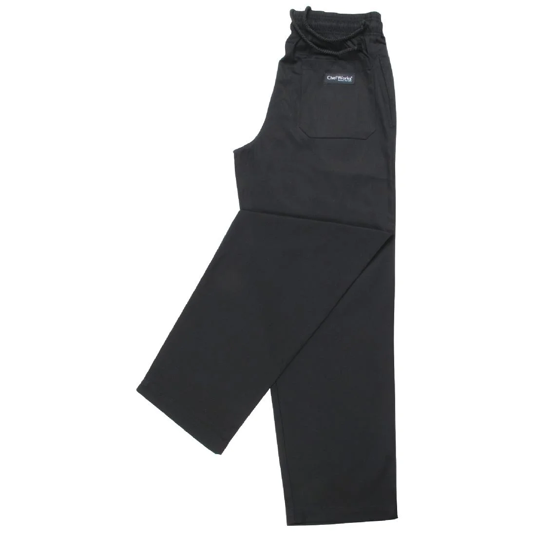 Chef Works Essential Baggy Chefs Trousers Black - Image 7