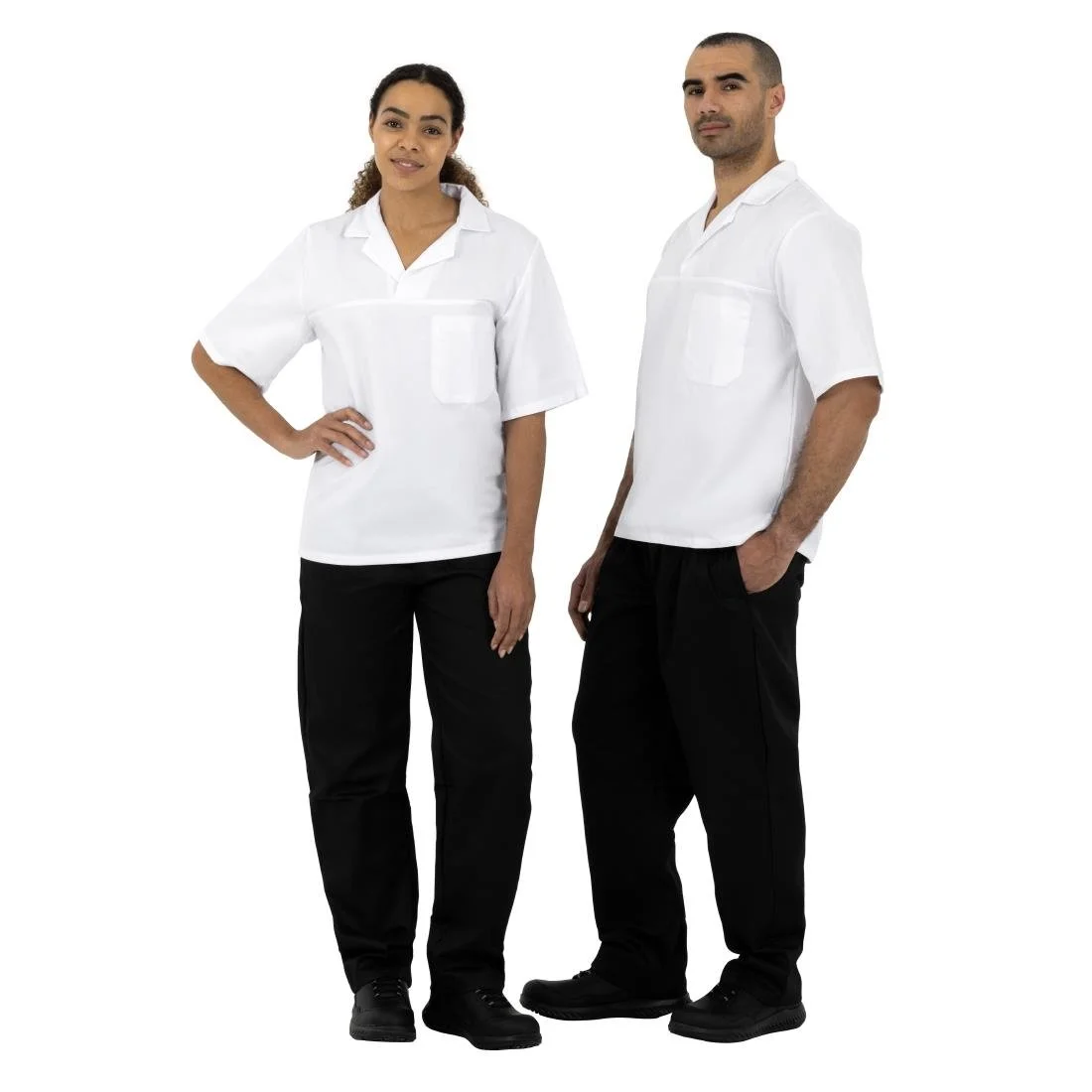 Whites Vegas Chef Trousers Polycotton Black (5 Pack) - Image 2