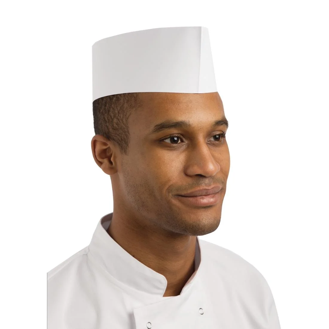 eGreen Disposable Forage Hat White (Pack of 100) - Image 2