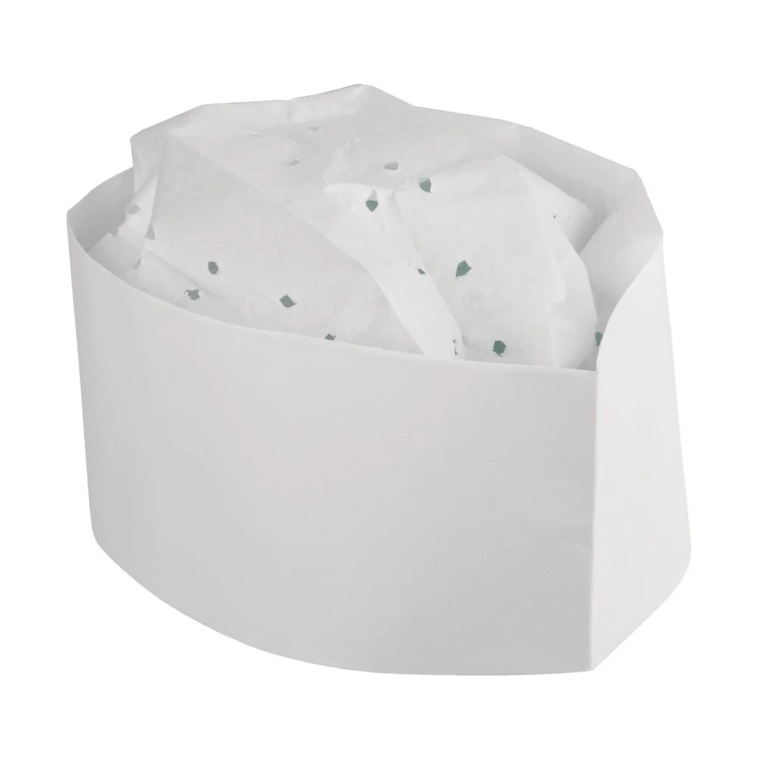 eGreen Disposable Forage Hat White (Pack of 100) - Image 3
