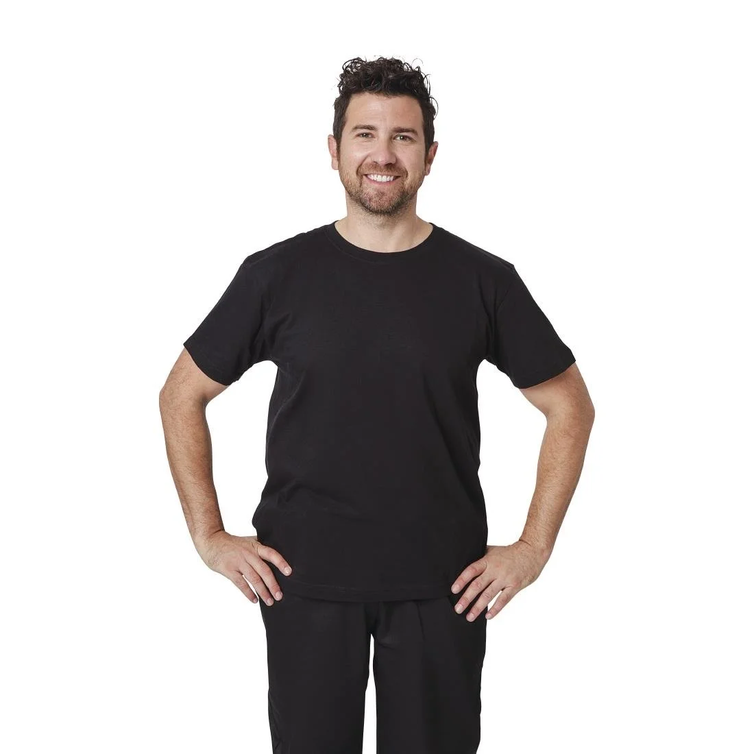 Unisex Chef T-Shirt Black - Image 3
