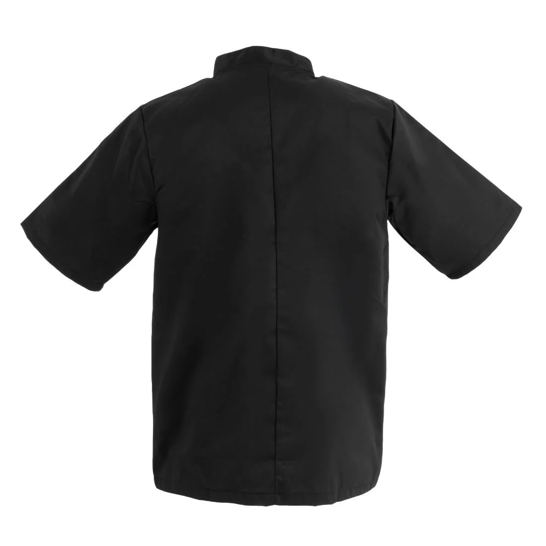 Whites Vegas Unisex Black Short Sleeve Chef Jacket - Image 8