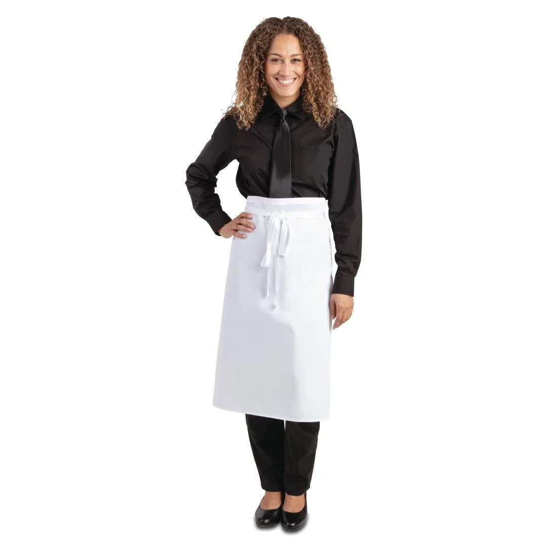 Whites Regular Waist Apron White - Image 3