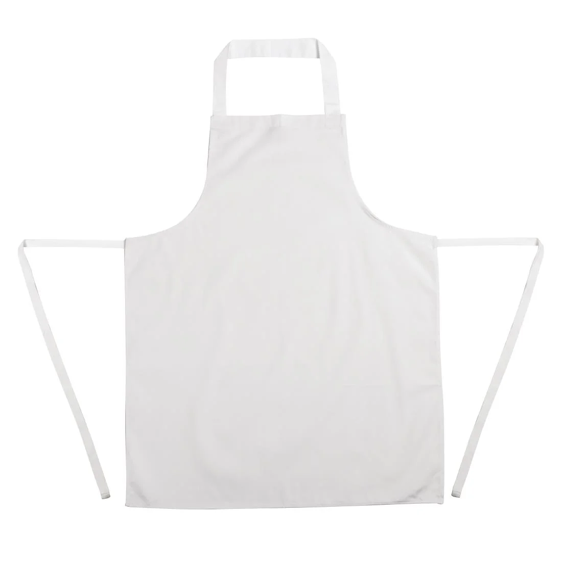 Whites Bib Apron Polycotton White - Image 8
