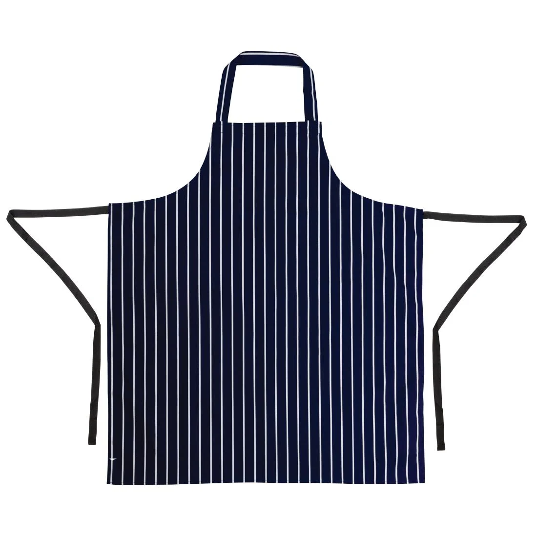 Whites Butchers Apron Navy Stripe Extra Large - Image 2