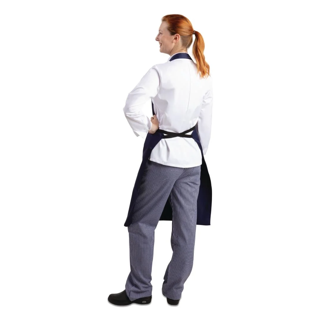 Whites Bib Apron Navy Blue - Image 6