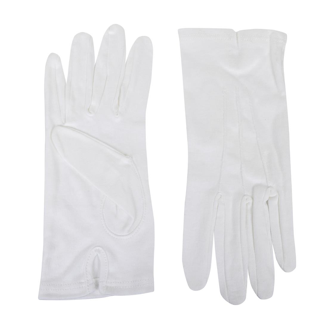 Mens Waiting Gloves White L