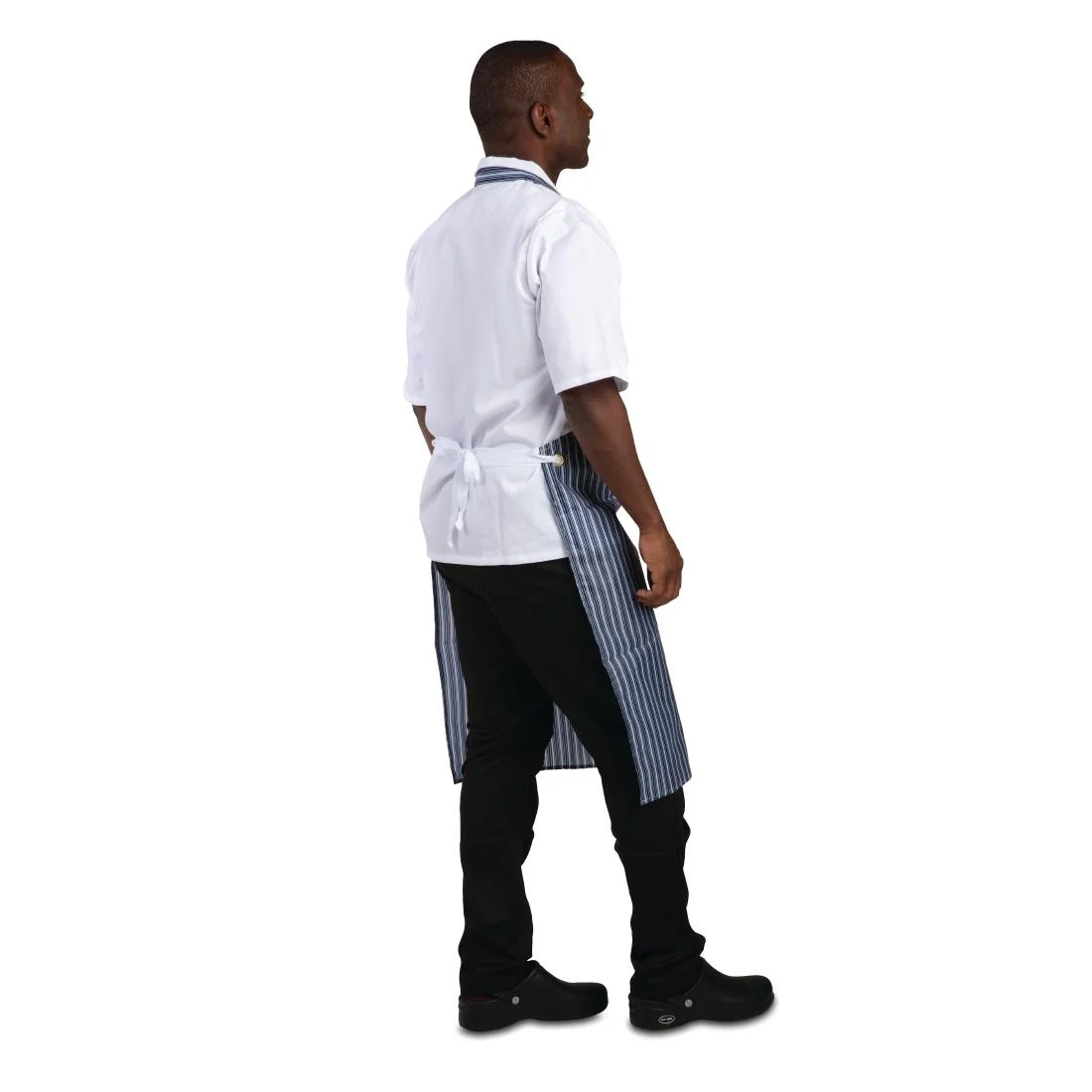 Whites Waterproof Bib Apron Blue and White - Image 5