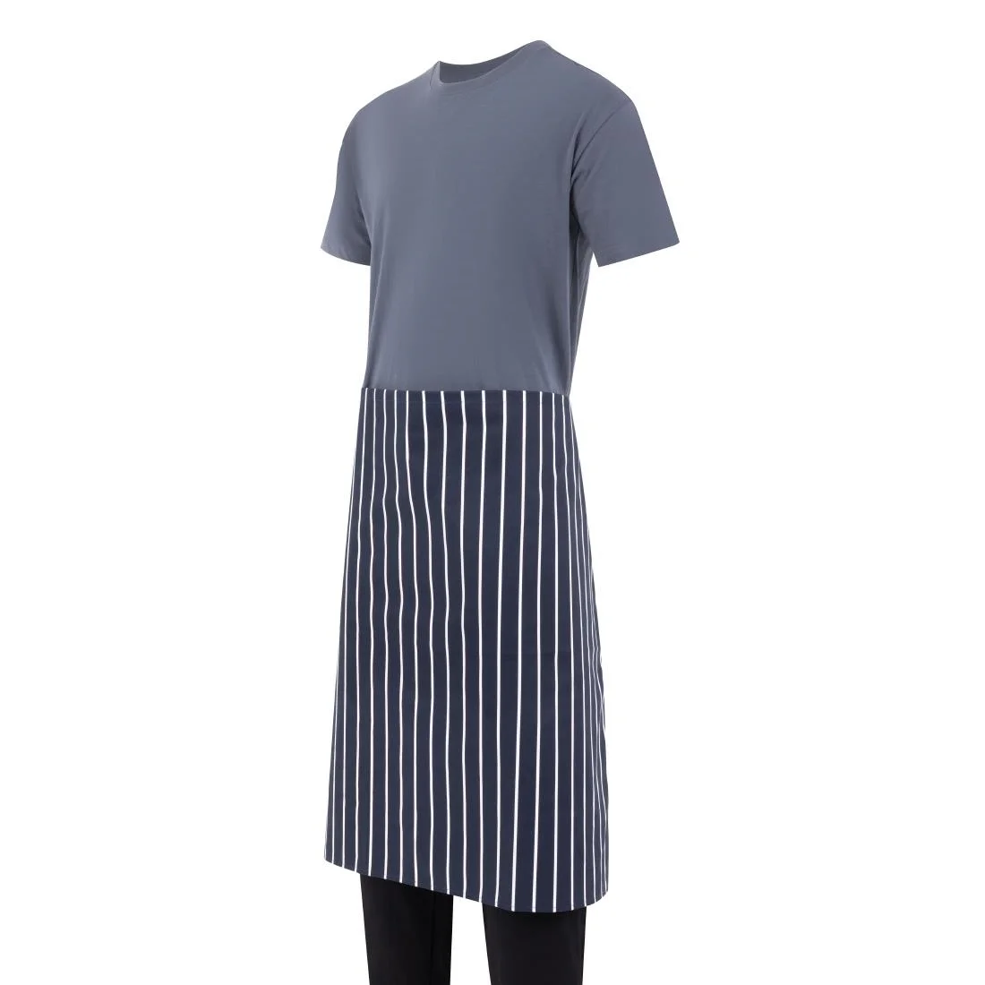 Whites Butchers Waist Apron Blue and White Stripe - Image 10