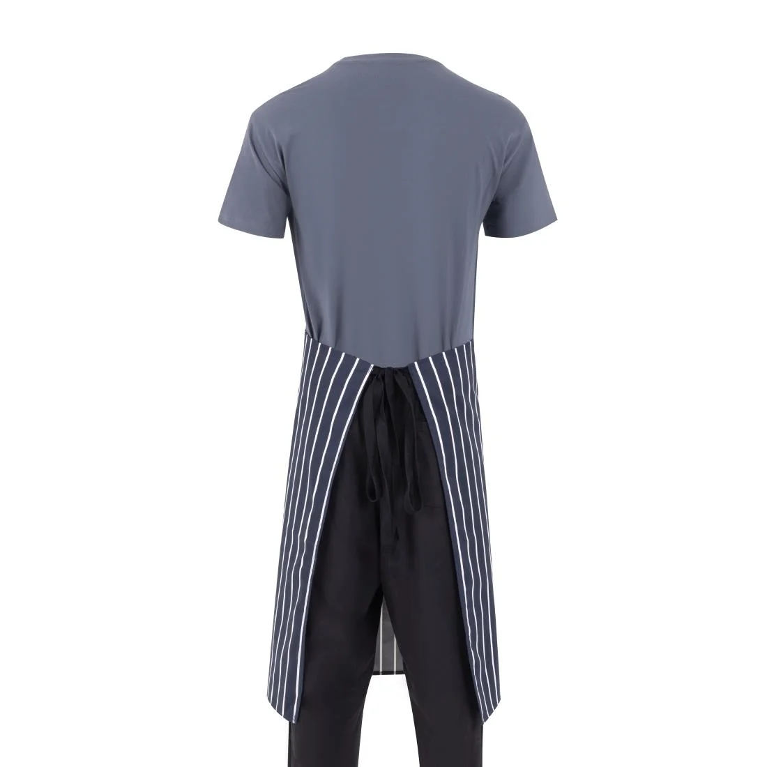 Whites Butchers Waist Apron Blue and White Stripe - Image 11
