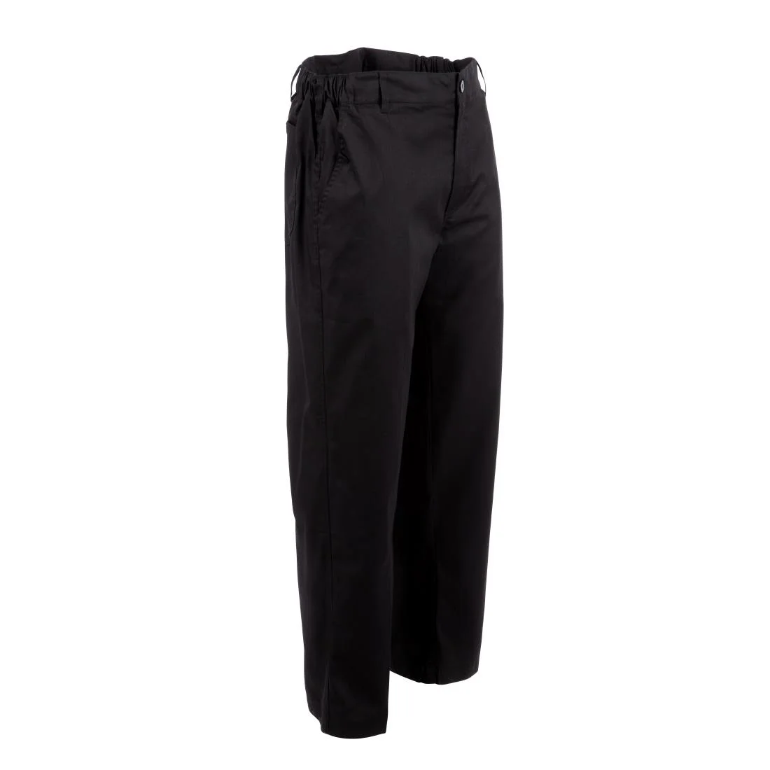 Chef Works Unisex Executive Chefs Trousers Black Herringbone - Image 3