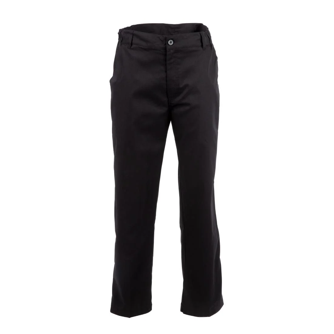 Chef Works Unisex Executive Chefs Trousers Black Herringbone - Image 1