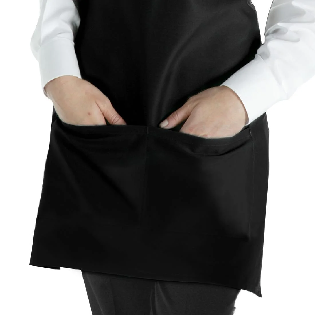 Uniform Works Tuxedo Bib Apron Black - Image 3