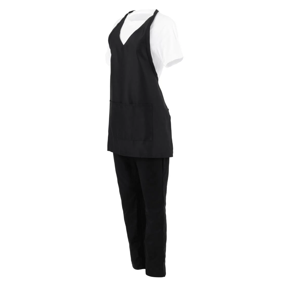 Uniform Works Tuxedo Bib Apron Black - Image 6